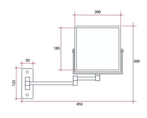 Thermo S15SM 5x Magnifying Mirror